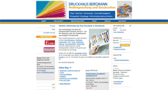 Desktop Screenshot of bergmanndruck.com