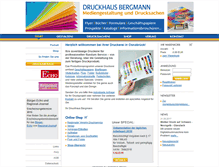 Tablet Screenshot of bergmanndruck.com